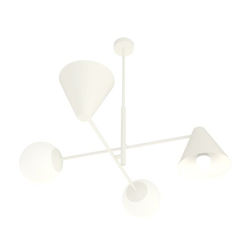 Lampa wisząca HERMES 4xE14 - biały