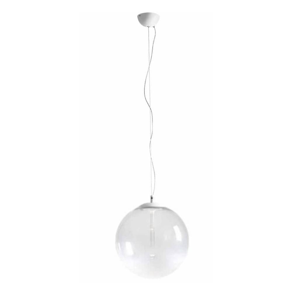 Lampa wisząca PLANET LED 9W 3000K - biały/transparentny