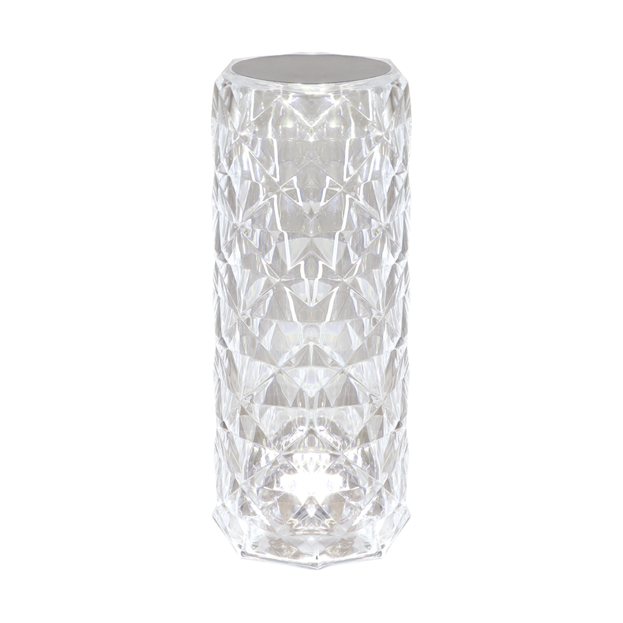 Lampka akumulatorowa stołowa kryształowa glamour LED HOLI DIM zmienna barwa