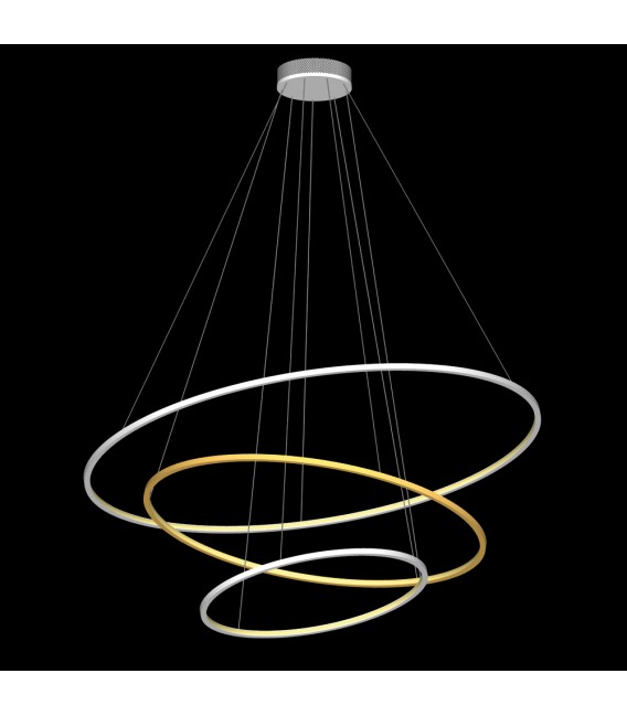 Lampa wisząca ECHO Wewnętrzny 60+90+120 LED 119W 3000K-kolor do wyboru
