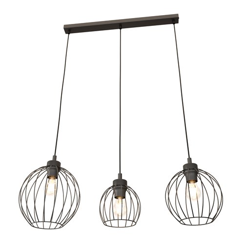 Lampa wisząca NANDO 3xE27 - czarny