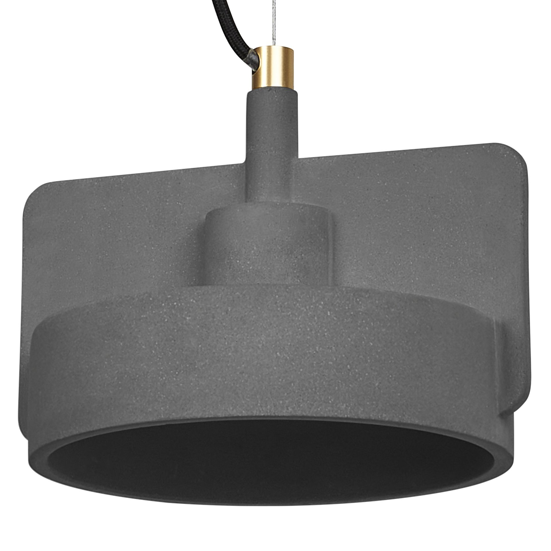 Lampa wisząca Decor Mold Pendant E27 ciemno szara