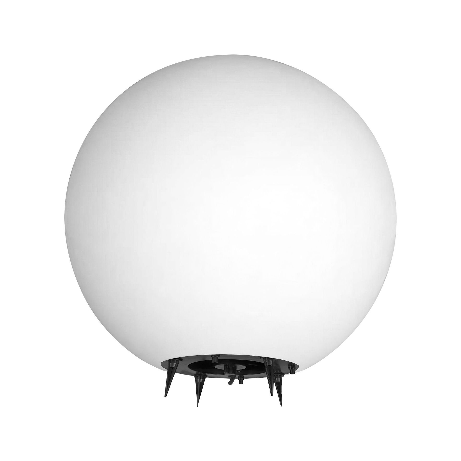 Oprawa ogrodowa LUNA II, E27, biała, IP65 - fi380mm