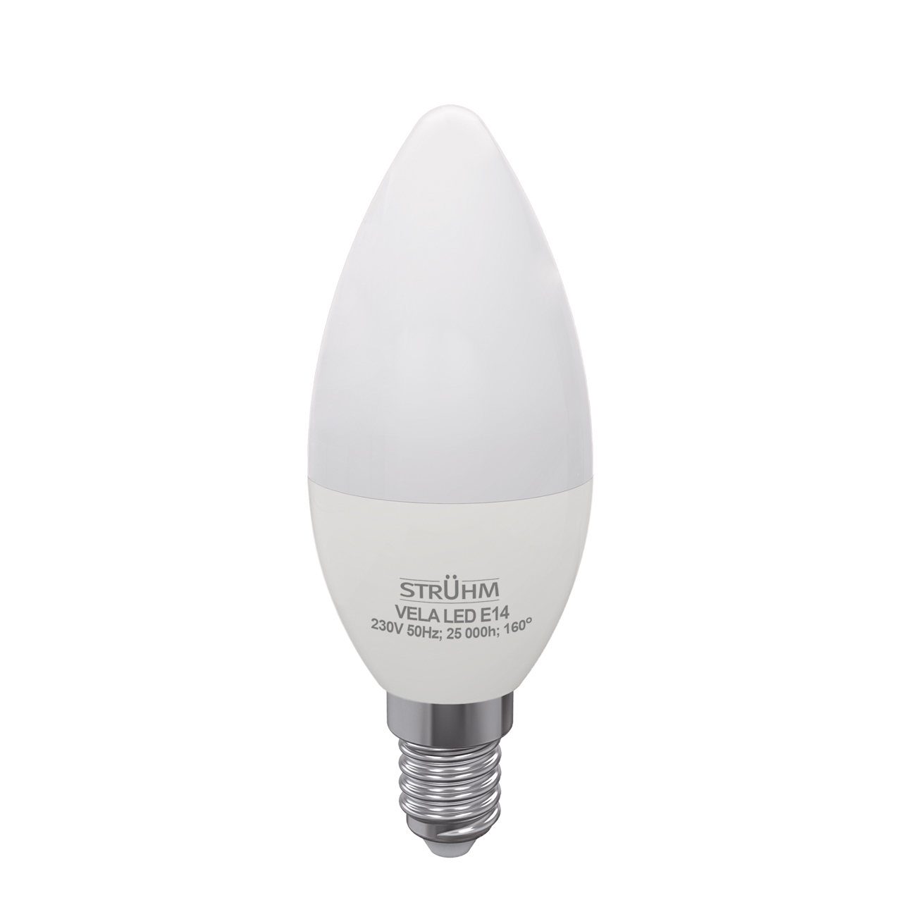 Żarówka LED świeczka VELA E14 6W 93lm/W C37 zimna
