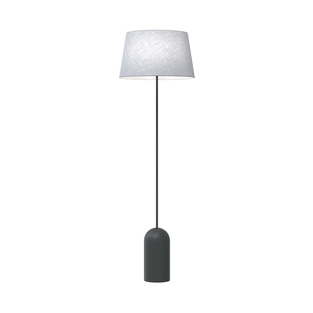 Lampa stojąca PEARL LP 1xE27 - szary