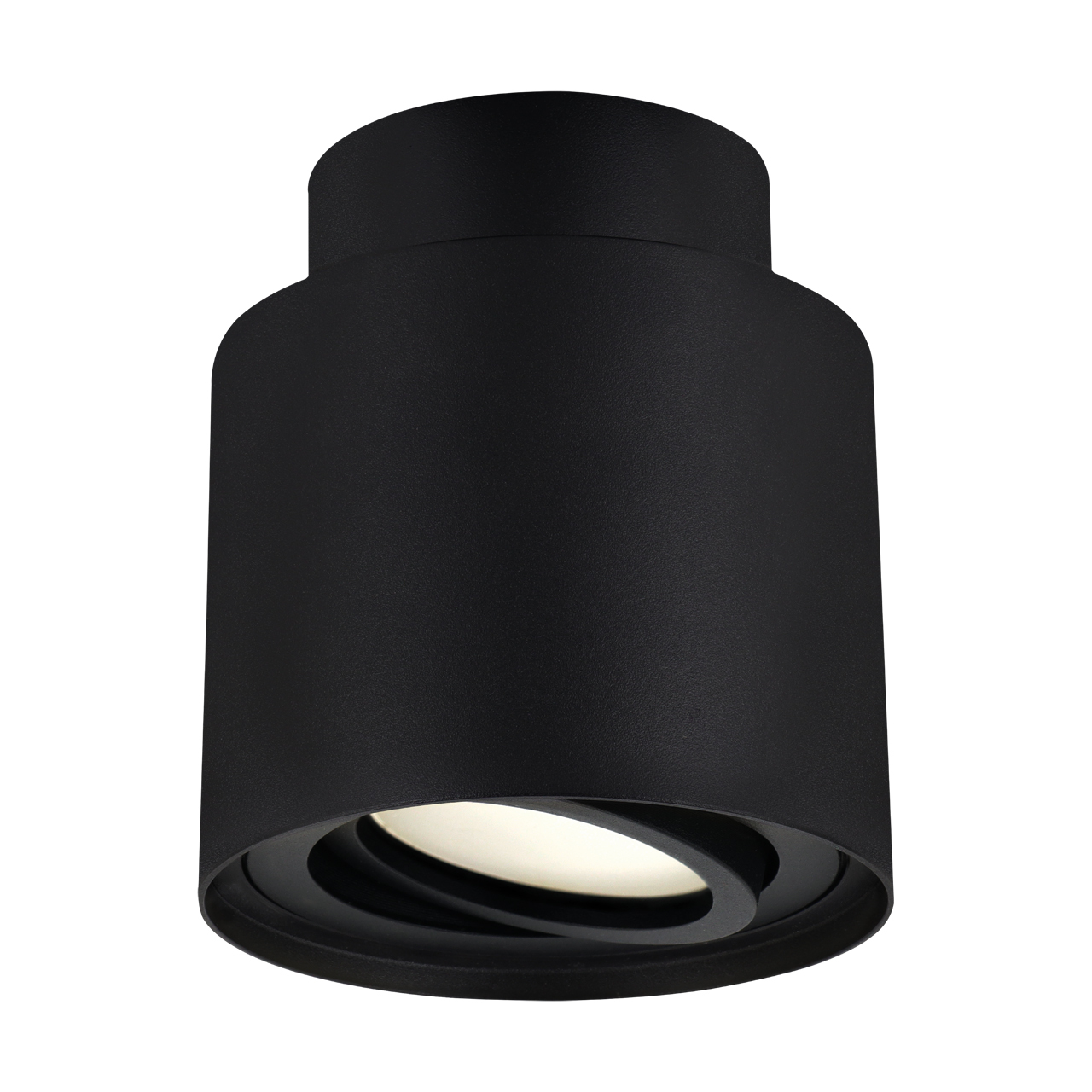 Lampa sufitowa nowoczesna tuba okrągła regulowana HARIET GU10 czarny