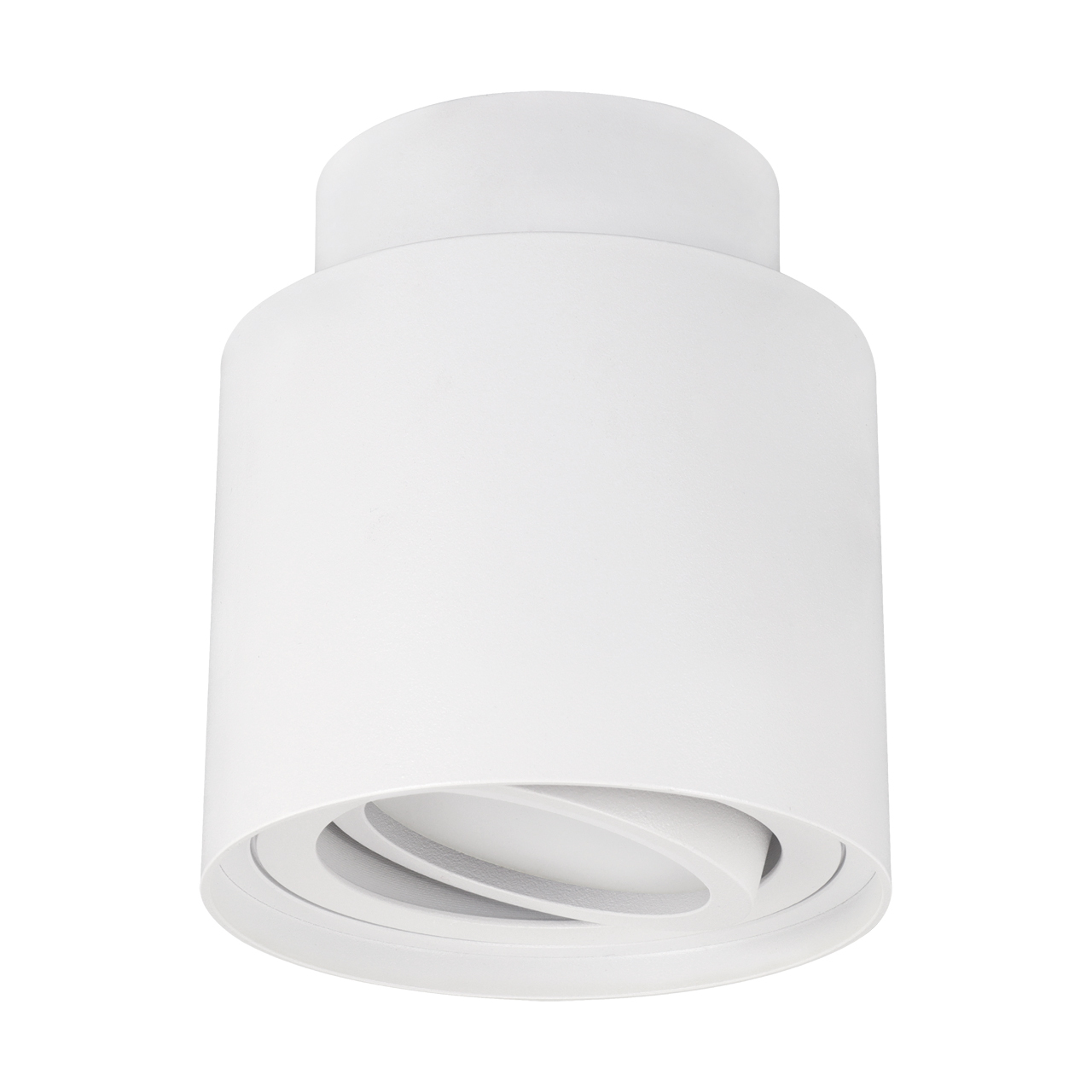 Lampa sufitowa nowoczesna tuba okrągła regulowana HARIET GU10 biały