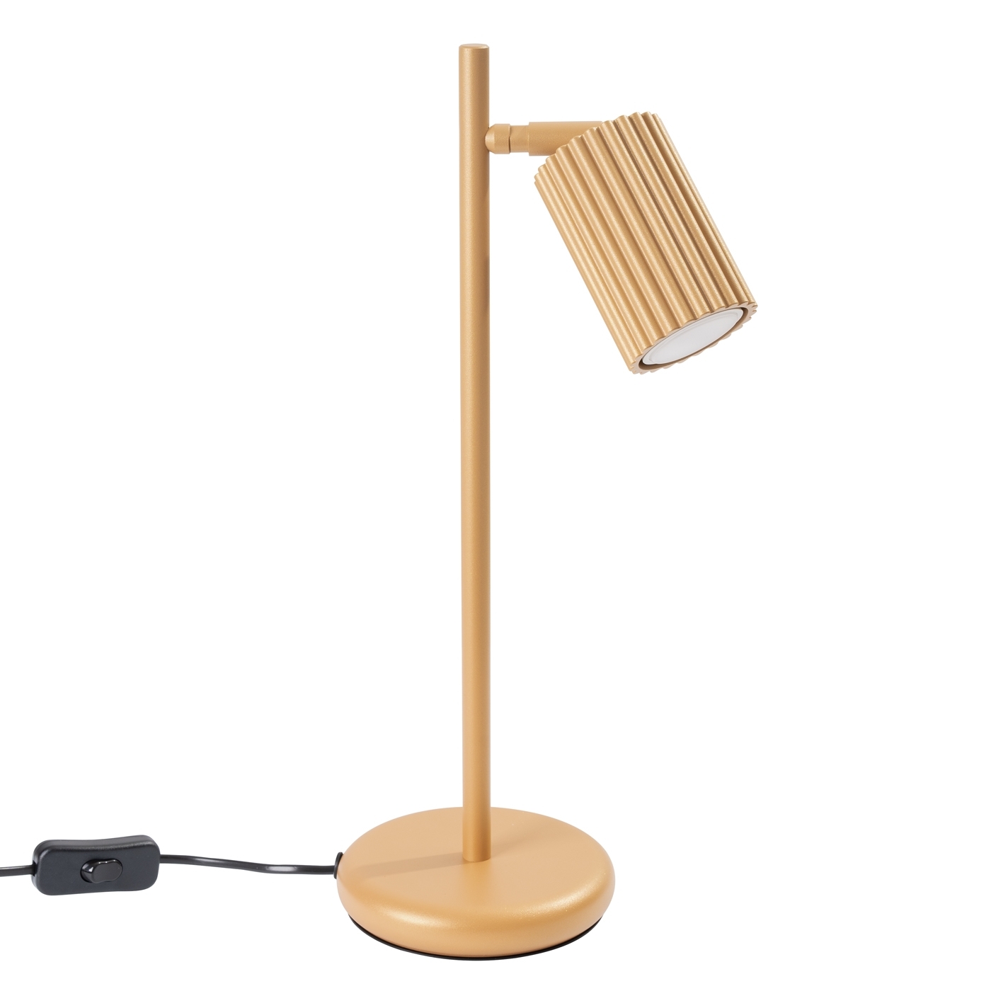 Lampa biurkowa KARBON GU10 - złoty