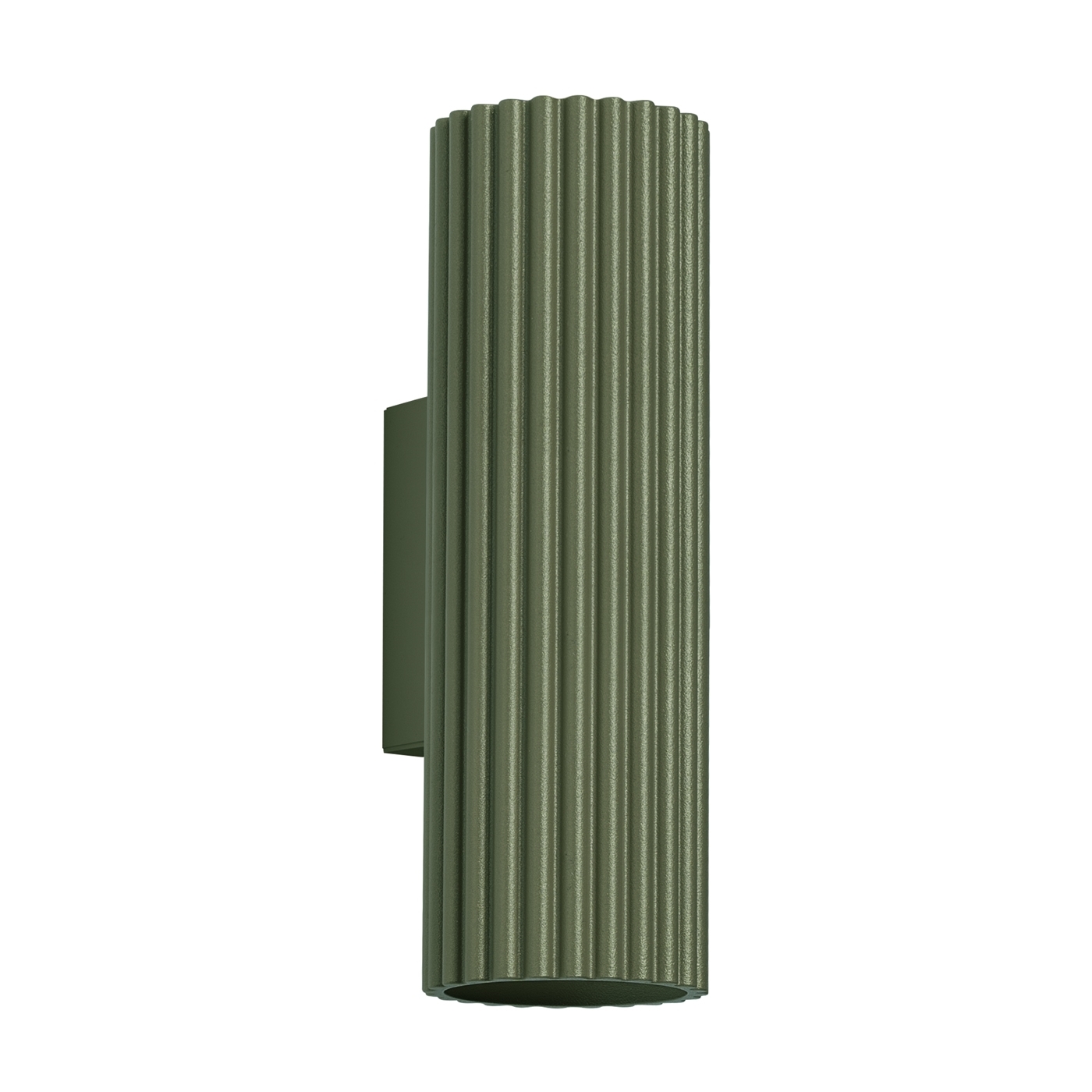 Kinkiet KARBON 20cm 2xGU10 - oliwkowy