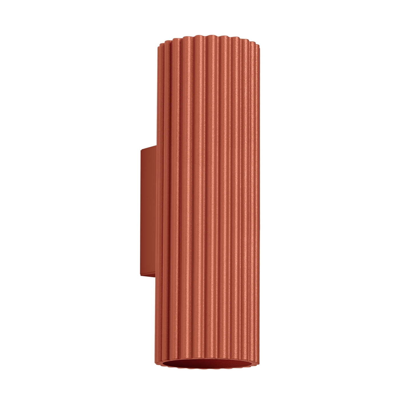 Kinkiet KARBON 20cm 2xGU10 - czerwony