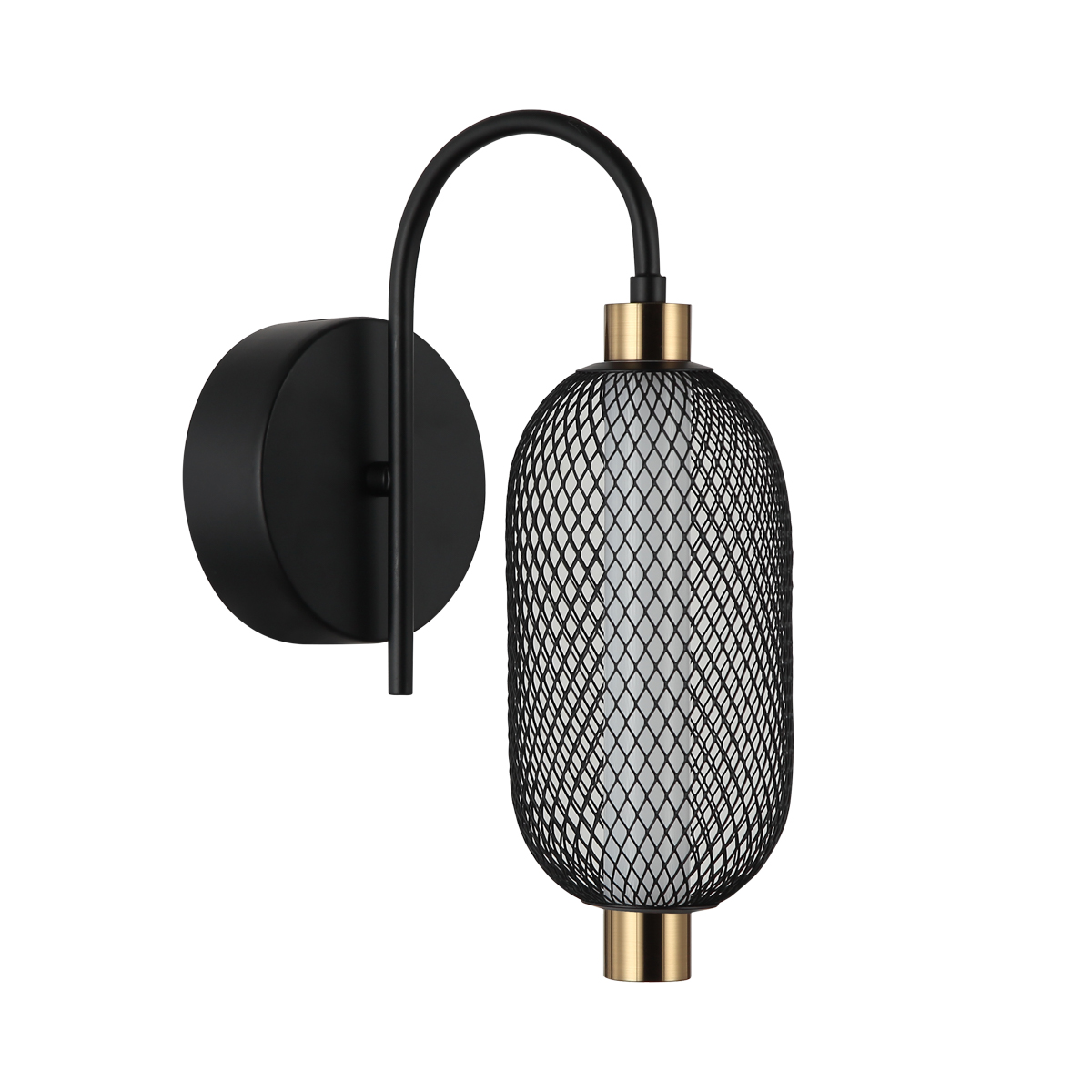 Kinkiet MARCO LED 6W 3000K - czarny/biały