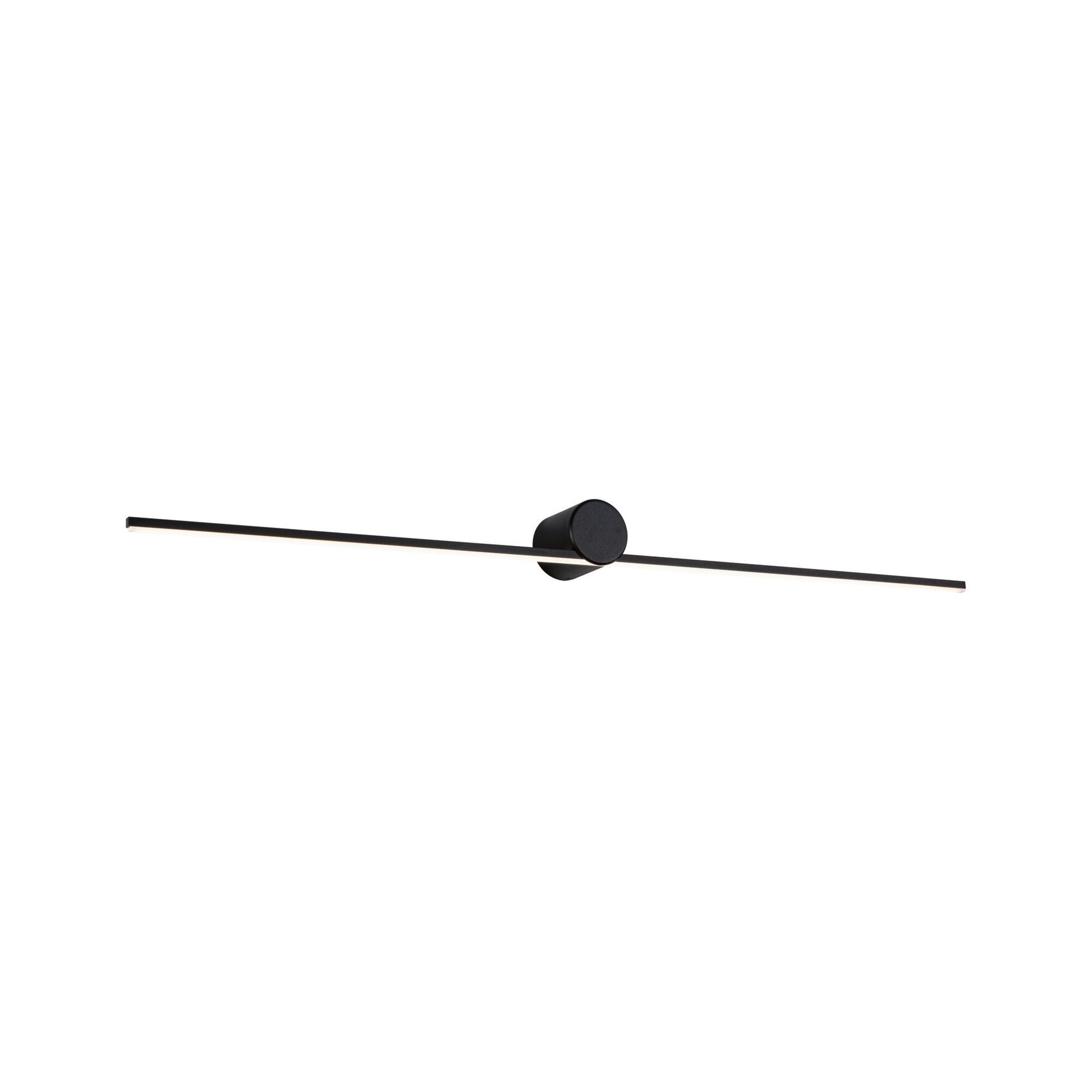 Oprawa ścienna SAVA LED nad lustro 7,5W 500lm 3000K 900mm IP44 230V czarny