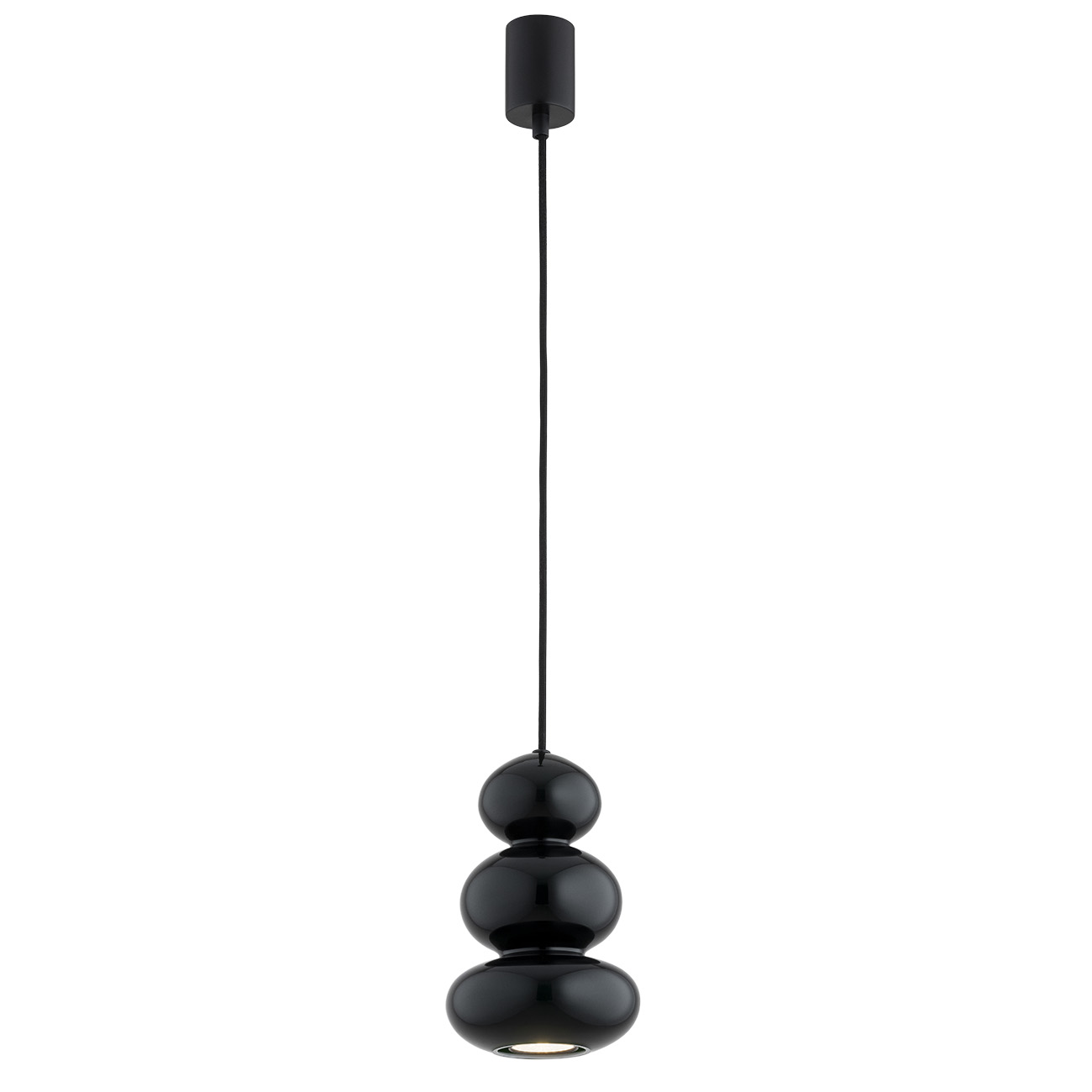 Lampa wisząca ORLANDO GU10 - czarny/zielony