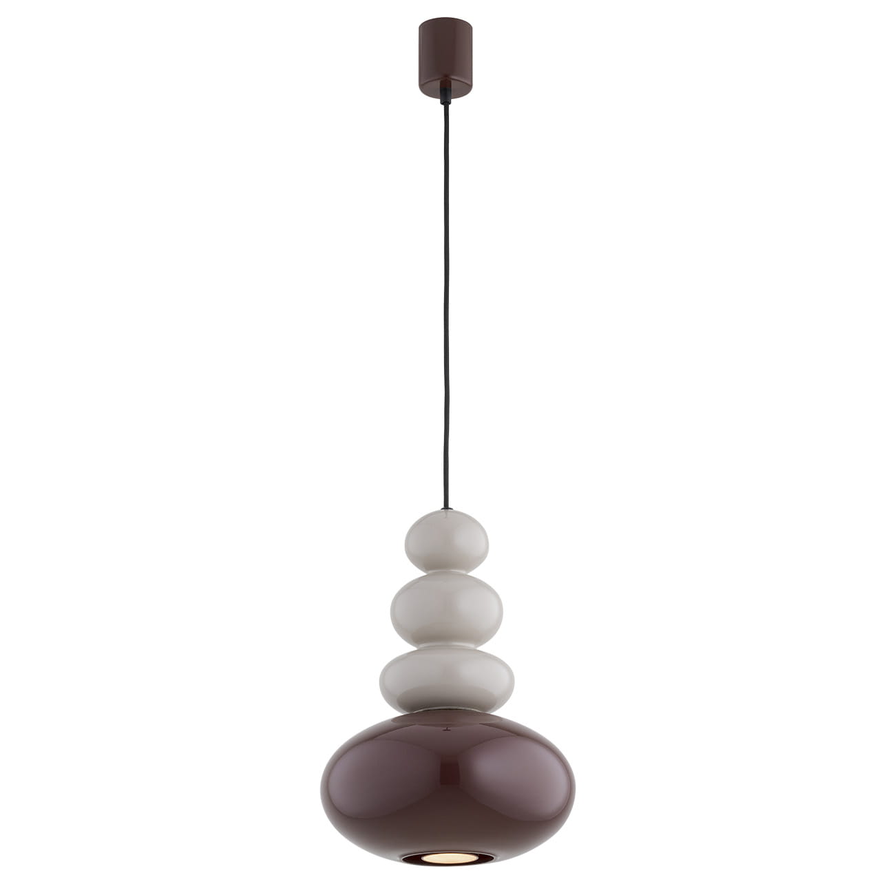 Lampa wisząca DIEGO GU10 - beżowy/terakota