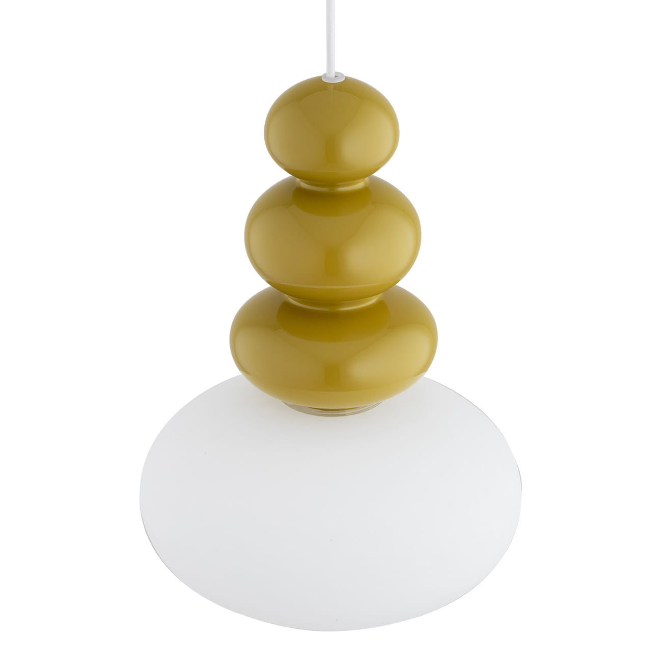 Lampa wisząca DIEGO GU10 - miodowy/biały