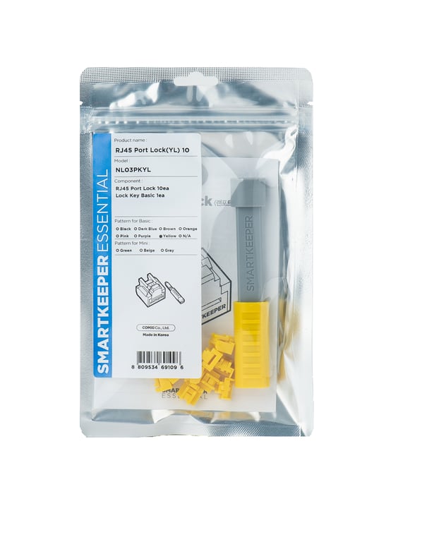 Smartkeeper NL03PKYL + klucz RJ-45 Żółty 1 szt.