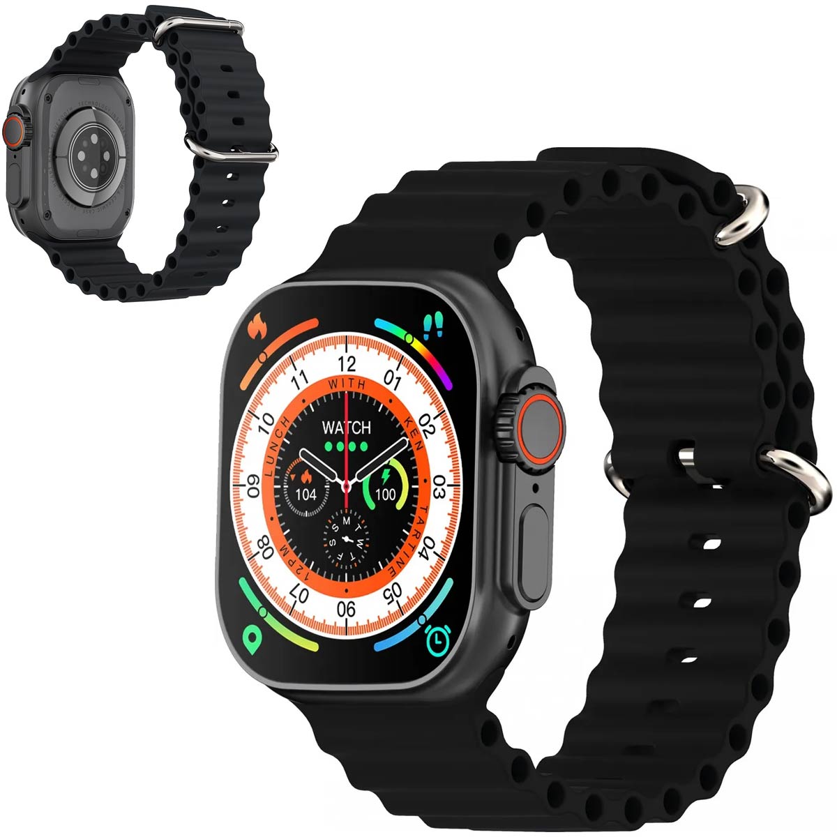 Kiano Watch Solid Ultra W69 Czarny