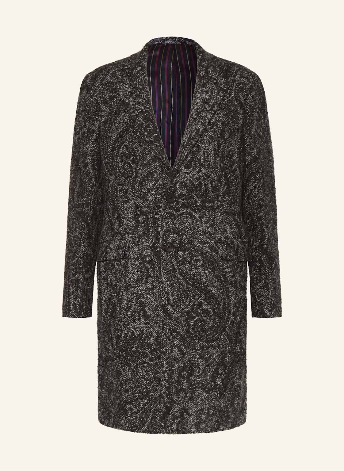 Etro Płaszcz schwarz