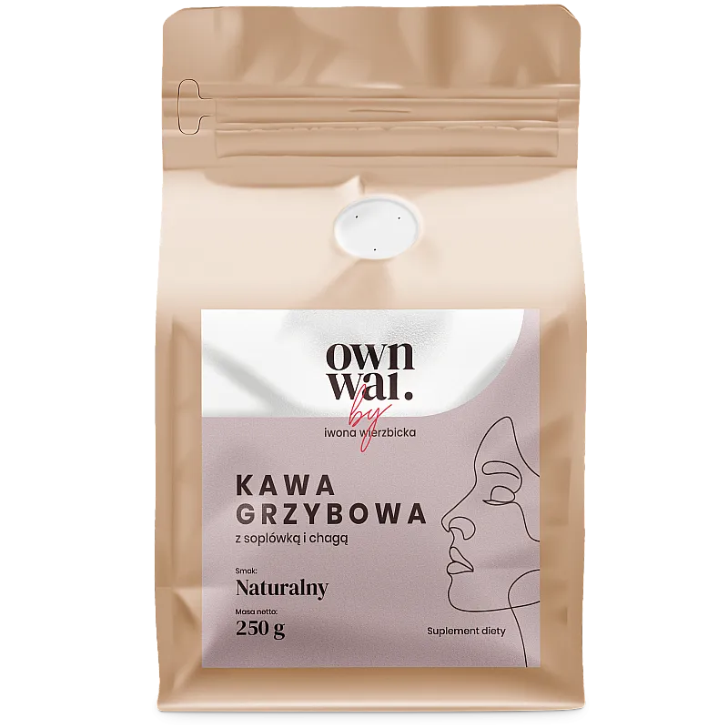 OWNWAI KAWA GRZYBOWA SOPLÓWKA JEŻOWATA CHAGA 250 GRAM