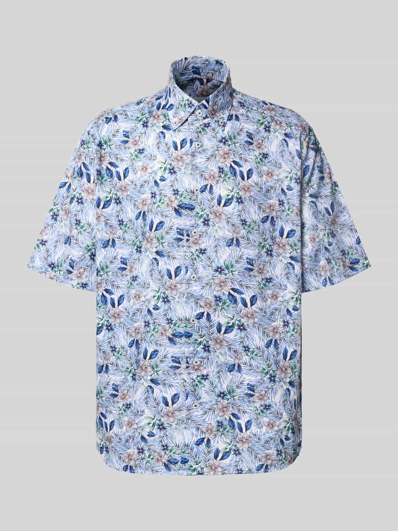 Koszula biznesowa o kroju comfort fit z kołnierzykiem typu button down