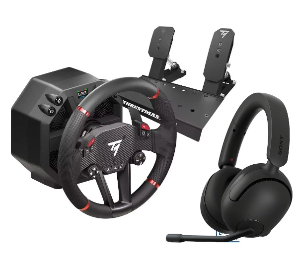 Thrustmaster T598 Direct Axial Drive do PC, PS4, PS5 Force Feedback + Słuchawki Sony INZONE H5 Czarny
