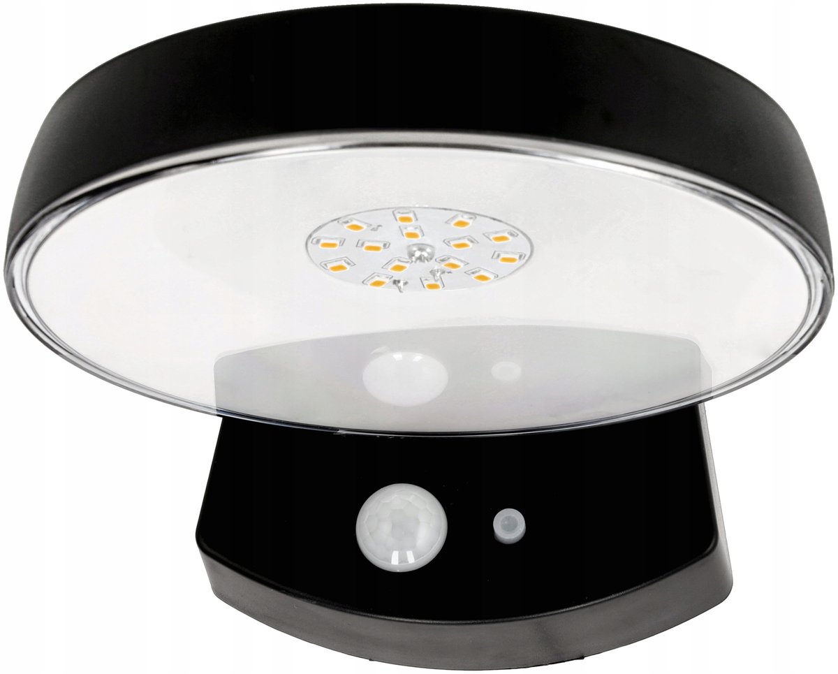 Lampa Solarna Ogrodowa Elewacyjna LED Reflektor + Czujnik Ruchu i Zmierzchu