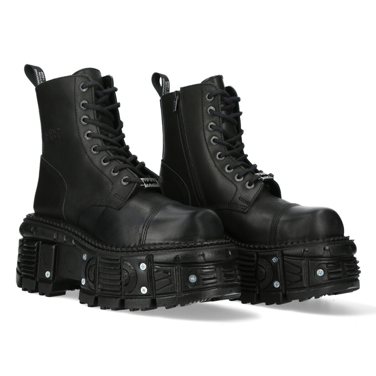 buty NEW ROCK CRUST NEGRO IMPERFECT TANK NEGRO TORNILLOS SIN ORIF SIN TUERCA [M.TANK083-C1]-36