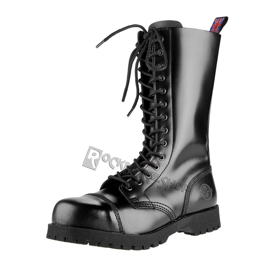 glany NEVERMIND - CZARNE (14 dziurek) polerowane-38