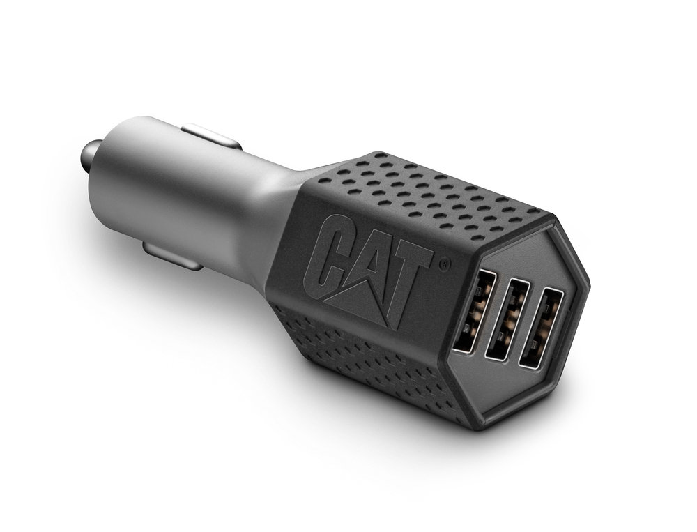 CAT ładowarka samoch. triple usb 7.2amp dc