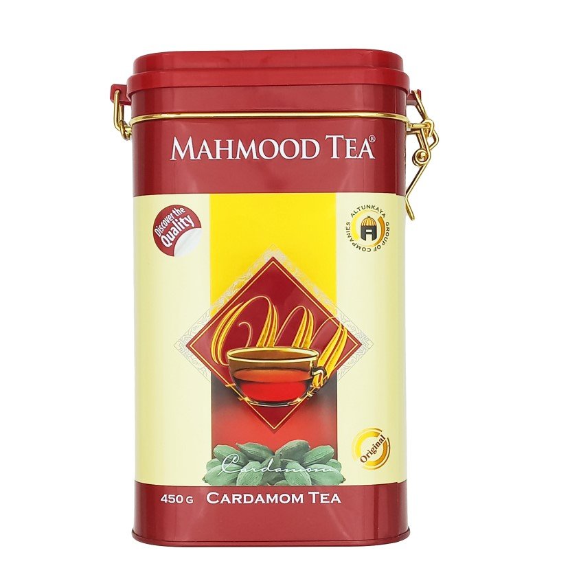 Herbata czarna liściasta z kardamonem w puszce Cardamom Tea Mahmood Tea 450g