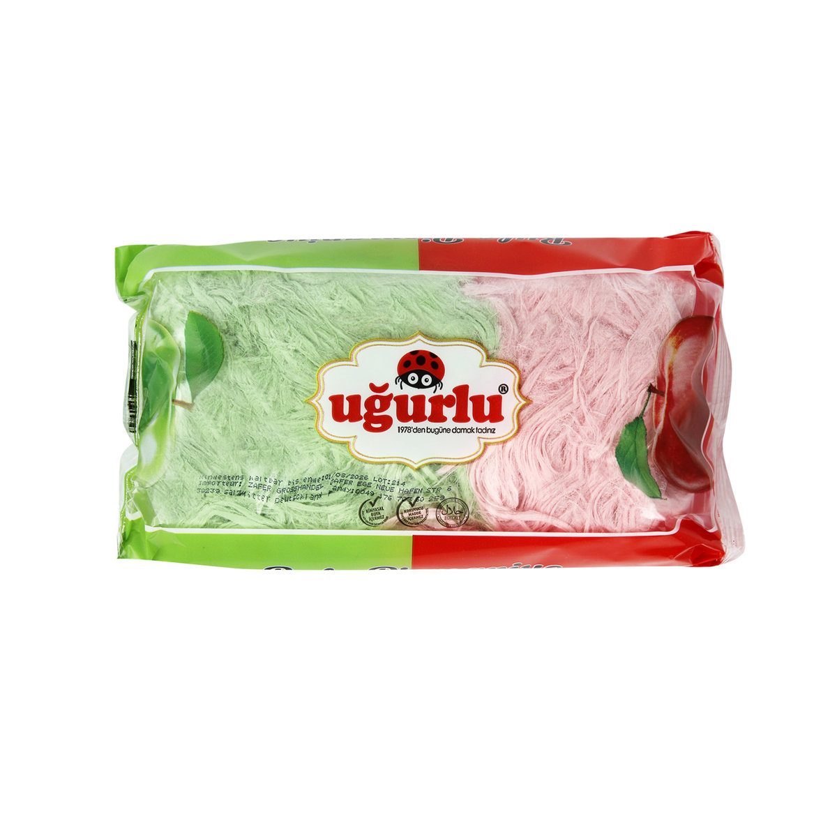 Pismaniye o Smaku Jabłkowym Wata Cukrowa 220g Ugurlu