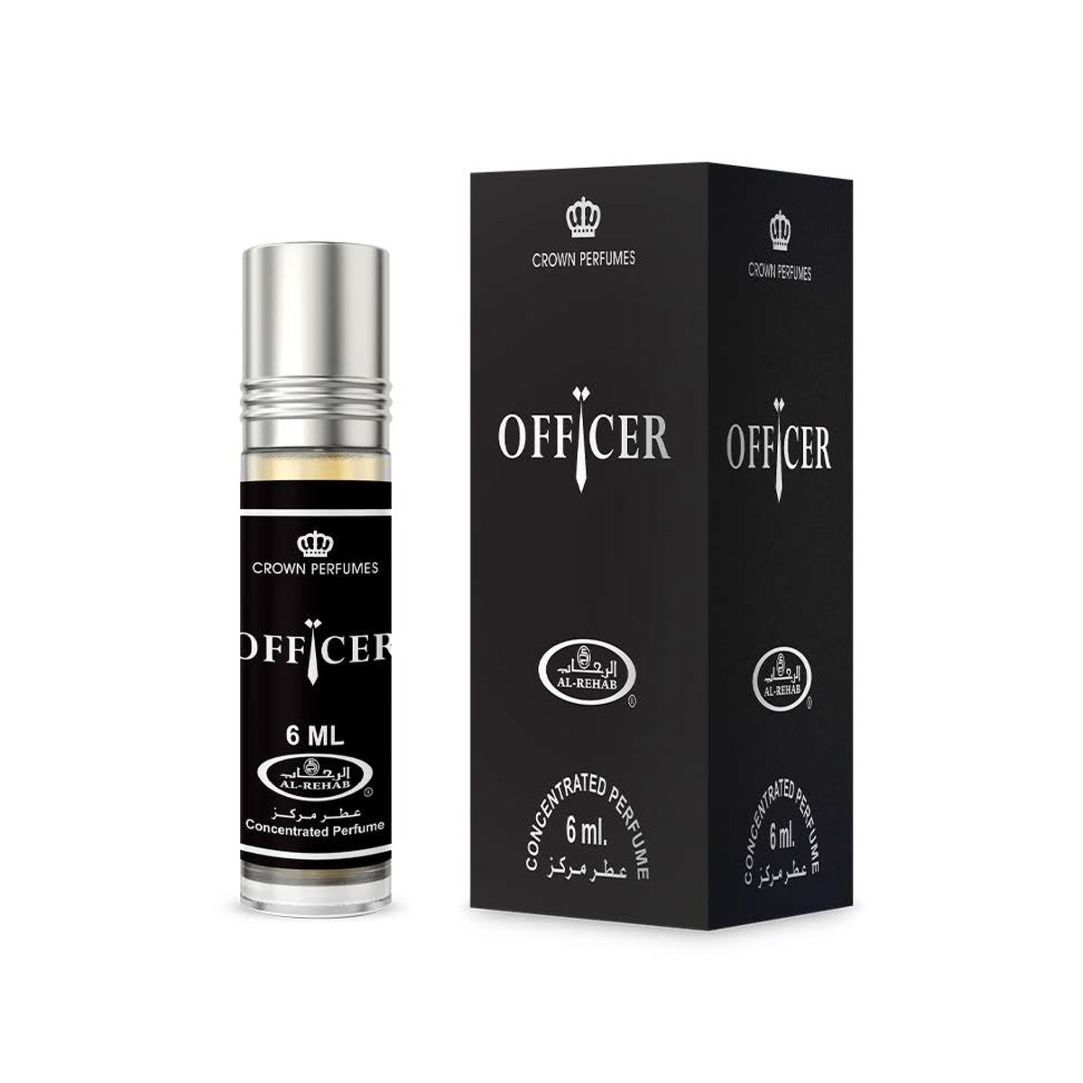 OFFICER Perfumy Arabskie w Olejku Męskie 6 ml Al Rehab CPO