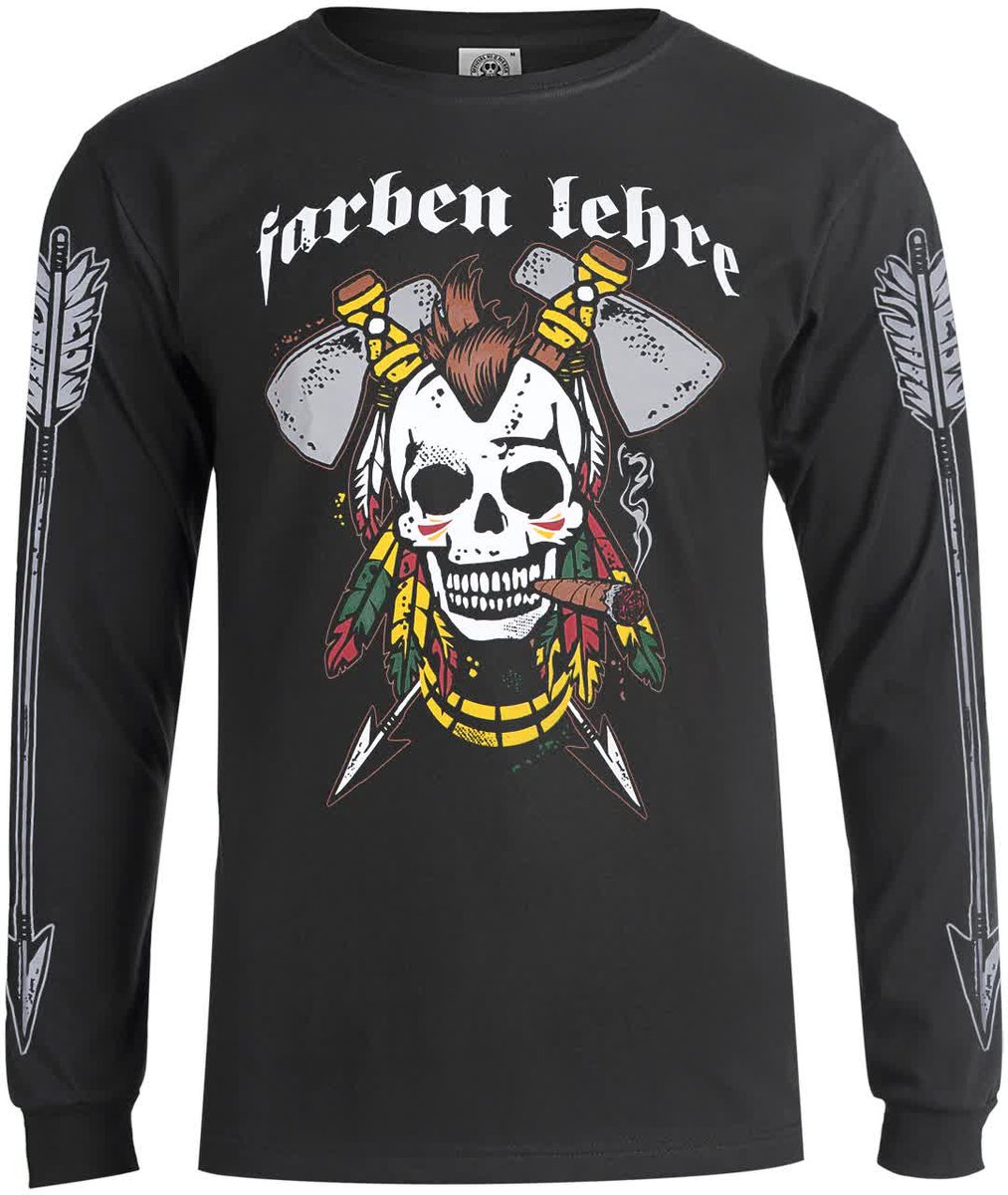 longsleeve FARBEN LEHRE - INDIAN-XXL