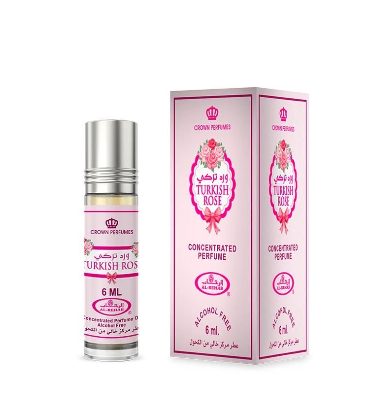 TURKISH ROSE Perfumy Arabskie w Olejku Damskie 6 ml Al Rehab CPO