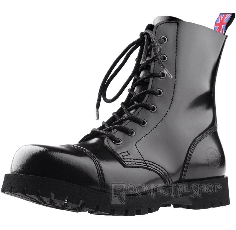 glany NEVERMIND - CZARNE (8 dziurek) polerowane-44