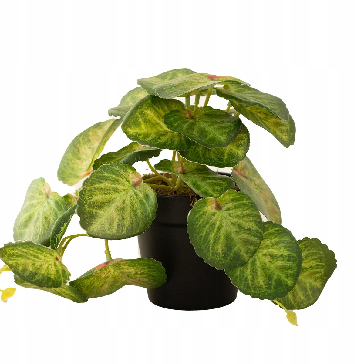 SZTUCZNY KWIAT ROŚLINA BEGONIA ZWISAJĄCA doniczkowa ozdoba prezent 17cm
