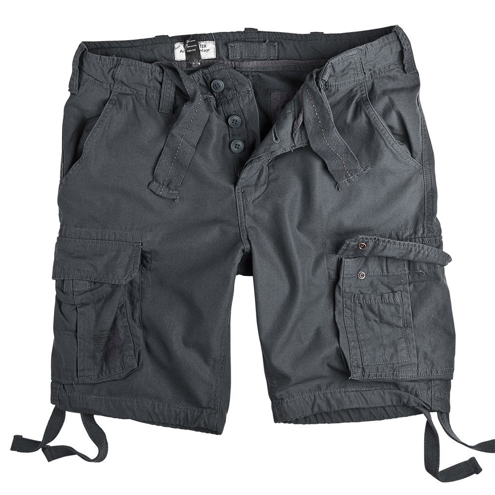 spodnie bojówki krótkie AIRBORNE VINTAGE ANTHRACITE-L