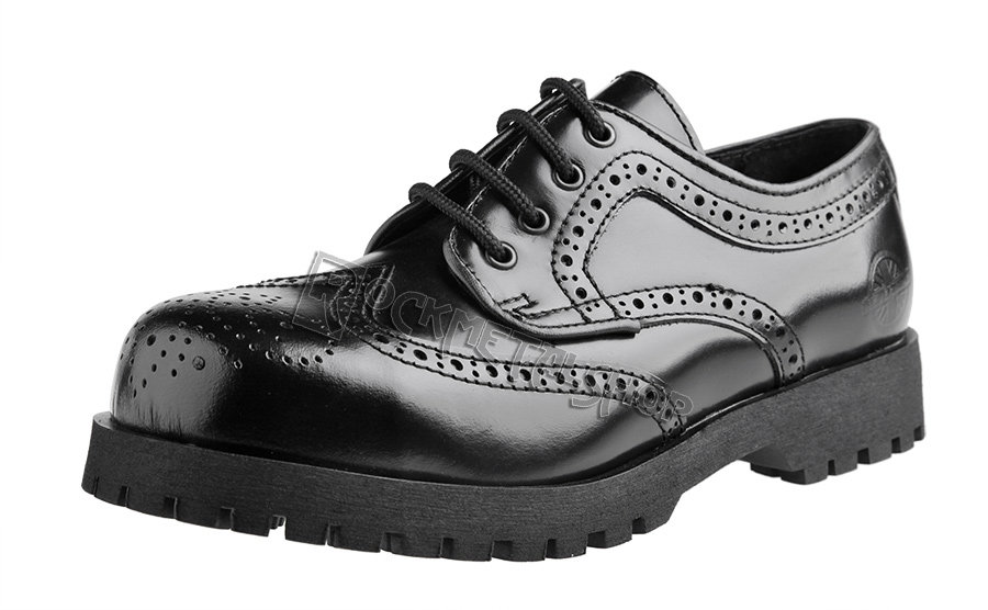 glany NEVERMIND - CZARNE (4 dziurki) polerowane-40