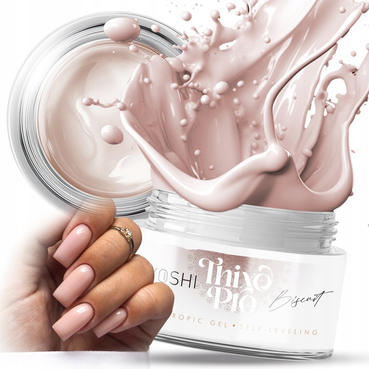 YOSHI Żel Budujący do paznokci Thixo PRO Gel UV LED Biscuit 50 ml
