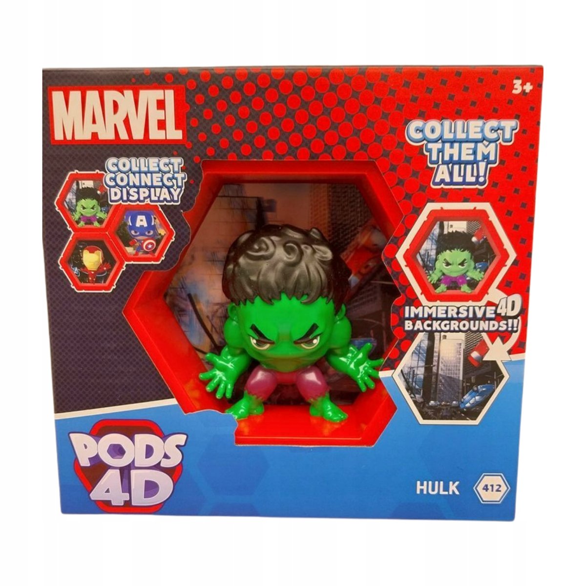 NANO PODS 4D FIGURKA Z BAJKI HULK MARVEL