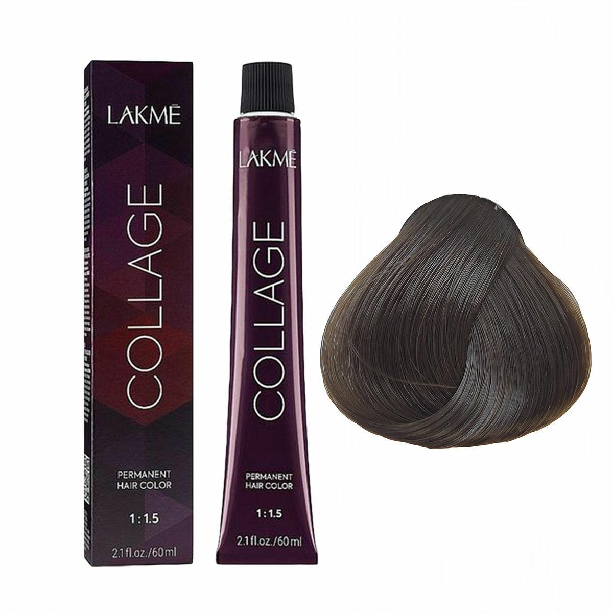 Lakme Collage, farba do włosów trwale koloryzująca, 6/00, 60ml