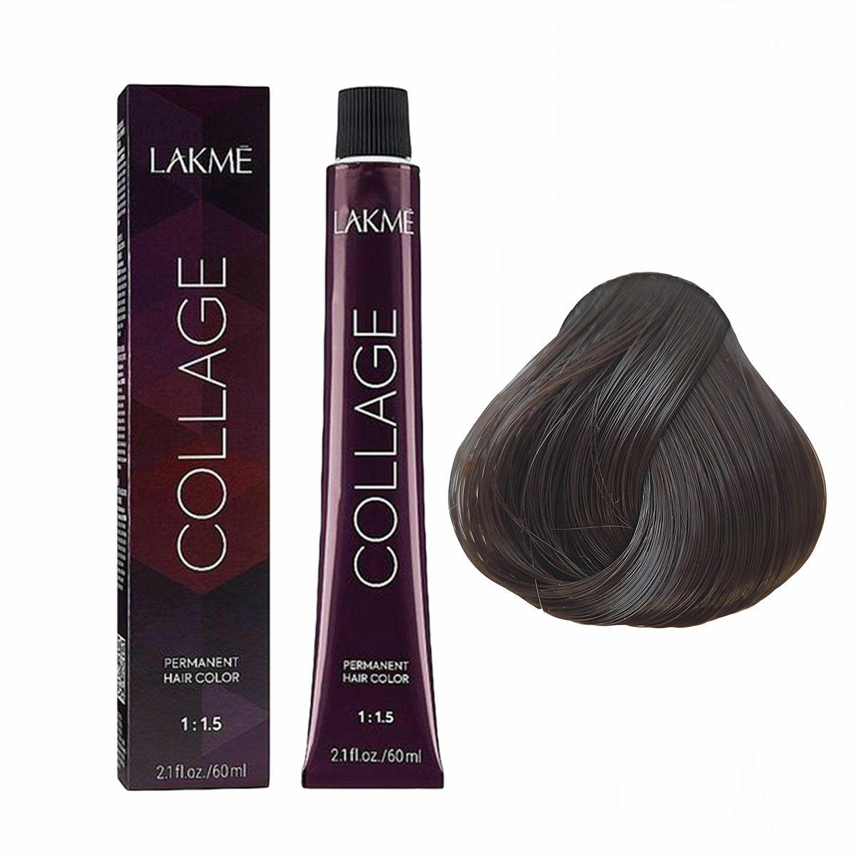 Lakme Collage, farba do włosów trwale koloryzująca, 5/00, 60ml
