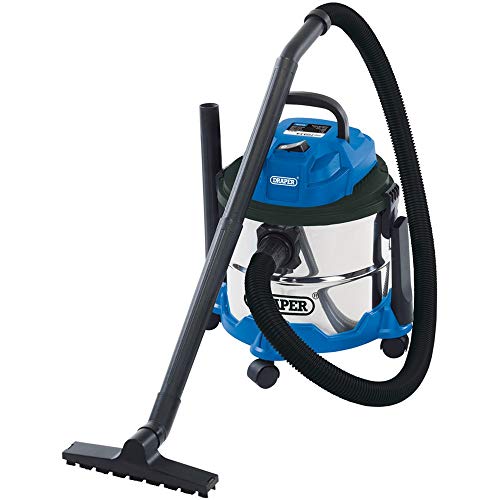 Draper 20514 odkurzacz na mokro i na sucho 1250 W ze zbiornikiem ze stali nierdzewnej 15 l