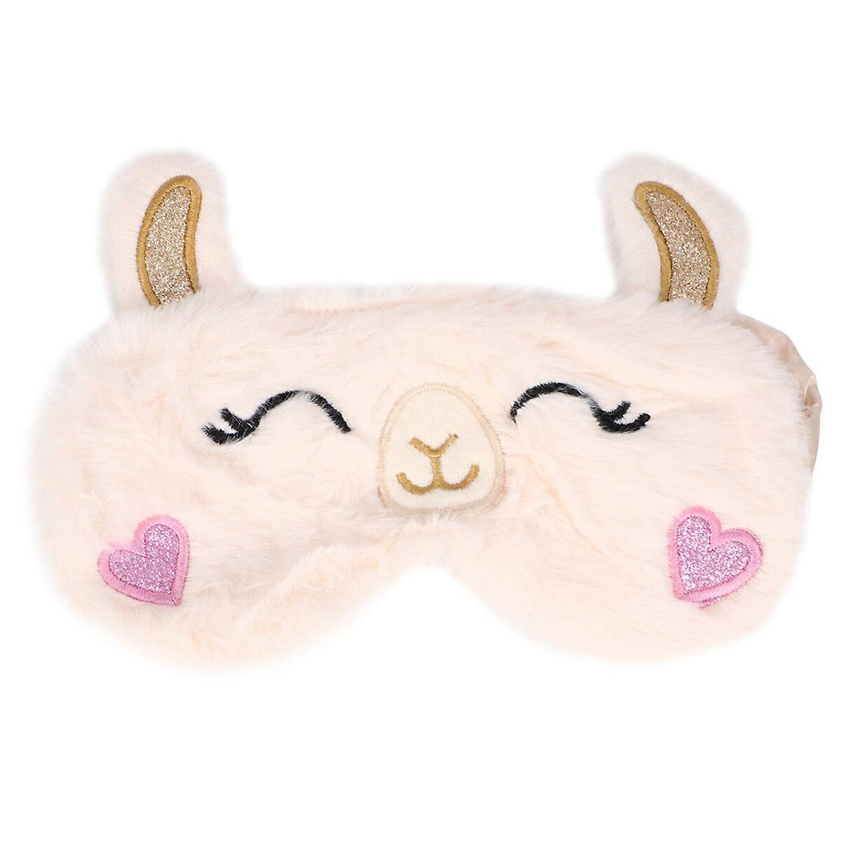 Alpaka Design Eye Cover Sleeping Eye Cover Blackout Eye Mask Wygodna opaska na oczy dla kobiet Dziewczęta Alpaca 20X8cm