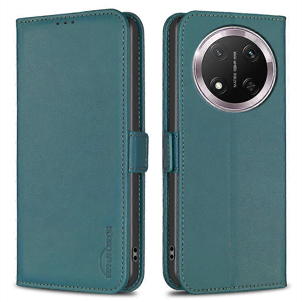 For Honor Magic7 Lite 5G / X9c 5G Etui PU Skórzany pokrowiec na portfel na telefon z klapką Zielony