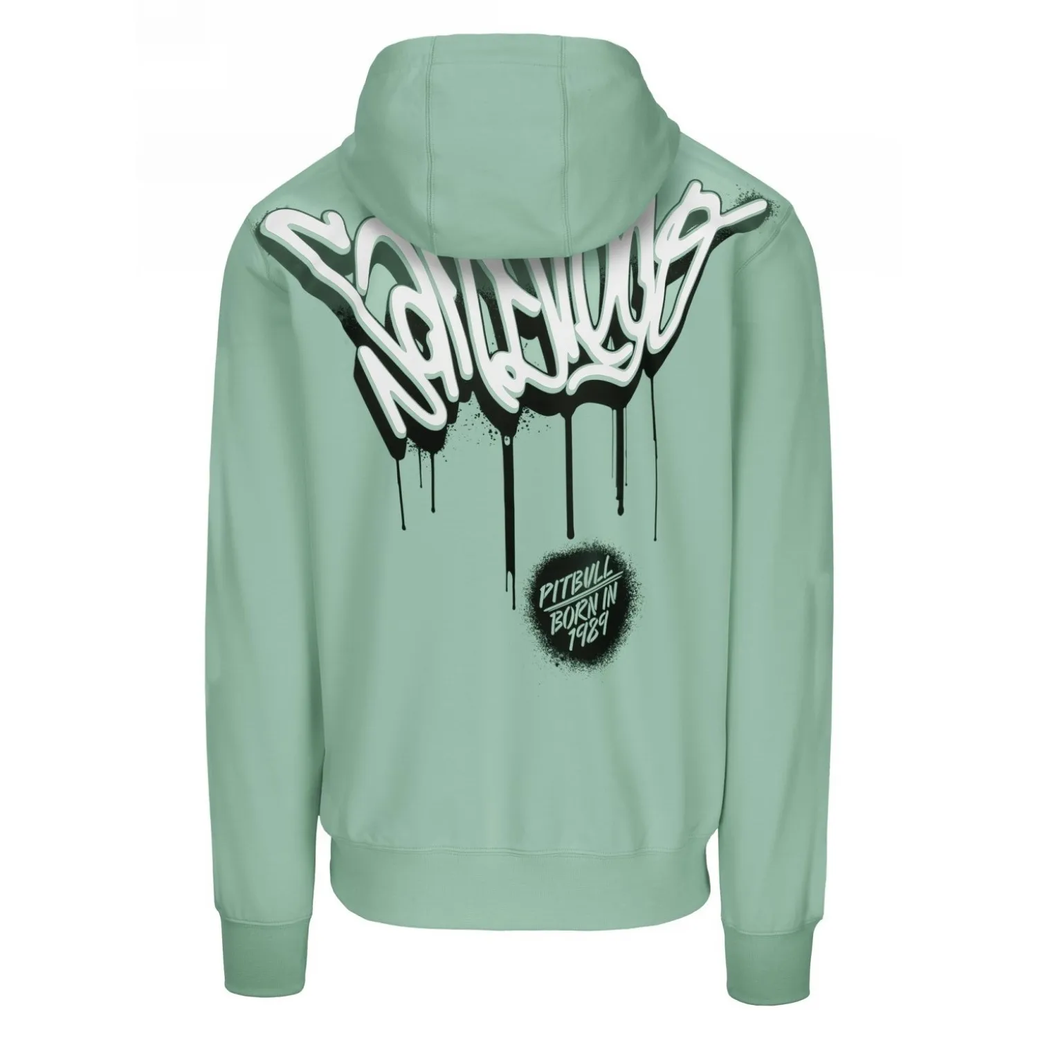 Pitbull bluza z kapturem PITBULL Tricot Terry 280 Graffitti '25 - Jasnomiętowa L