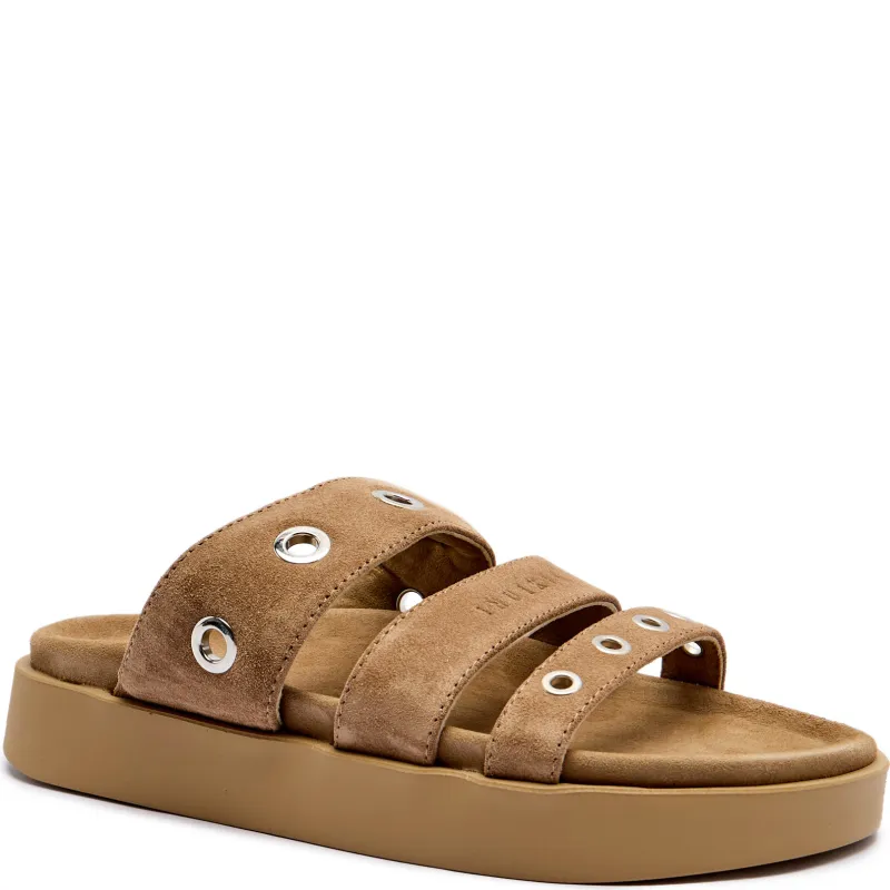 INUIKII Skórzane klapki TILDA