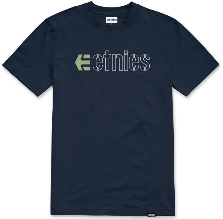 t-shirt ETNIES ECORP TEE BLUE/GREEN