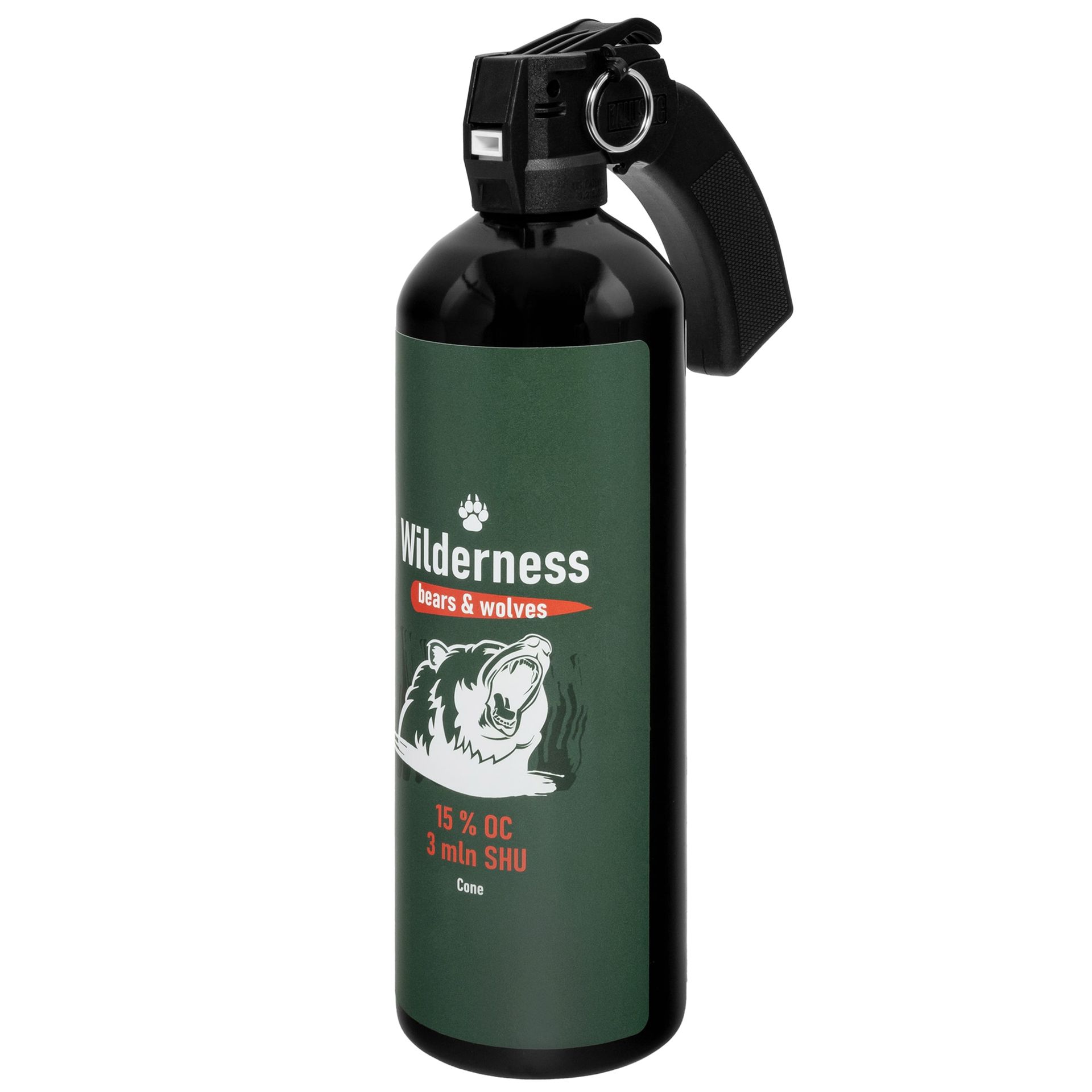 Gaz pieprzowy na wilki i niedźwiedzie Wilderness Bears&Wolves 1000 ml - stożek