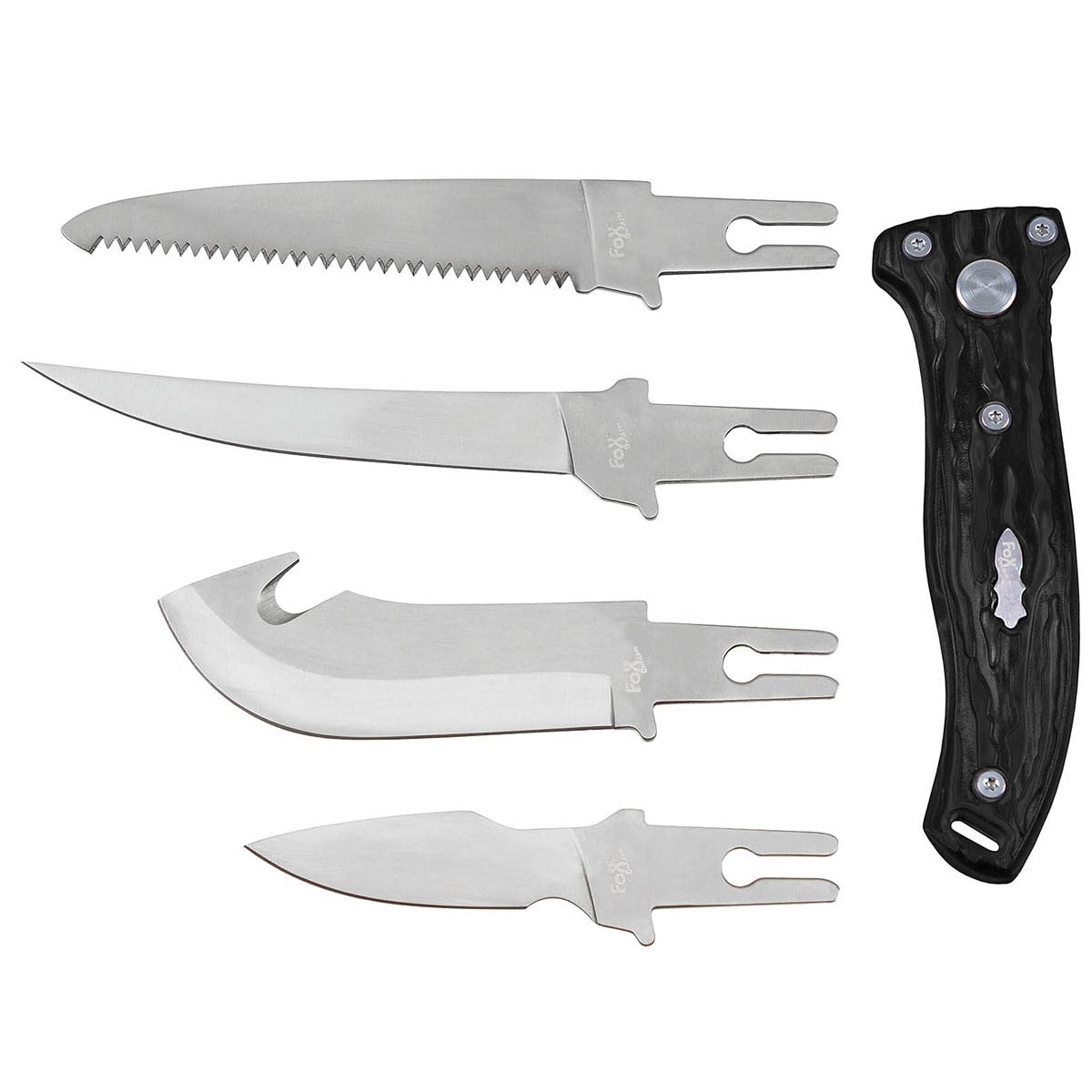 Nóż MFH Fox Outdoor Hunter - zestaw 4 w 1